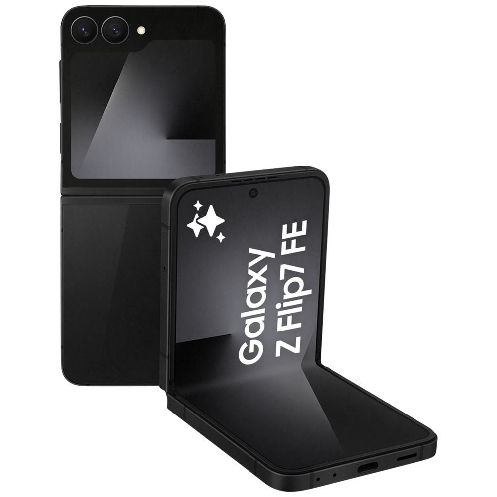 Samsung Galaxy Z Flip7 FE 5G 128GB - Black *AU STOCK*, 6.7', Full HD+, 120Hz, 8GB/128GB, 50MP/10M...
