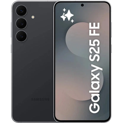 Samsung Galaxy S25 FE 5G 128GB - Jet Black *AU STOCK*, 6.7', Full HD+, 120Hz, 8GB/128GB, 50MP/12M...