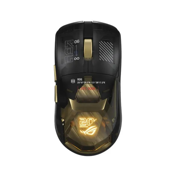 ASUS ROG Harpe II Extreme Edition 20, Wireless Gaming Mouse,ROG 100M Optical Switch, Tri-Mode (US...
