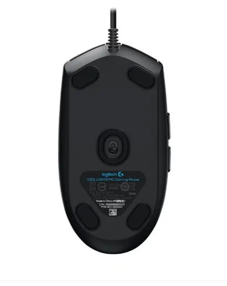Logitech G203 LIGHTSYNC RGB 6 Button Gaming Mouse 200 – 8,000 dpi USB data format: 16 bits/axis U... - Image 4