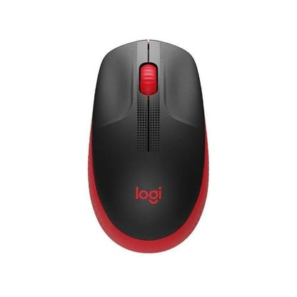 (LS)Logitech M190 Full-Size Wireless Mouse - RED
