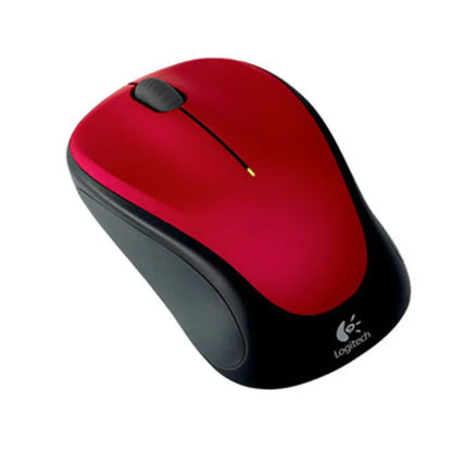 Logitech M235 Wireless Mouse Red Contoured design Glossy Comfort Grip Advanced Optical Tracking 1... - Image 2