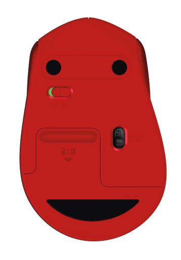 Logitech M331 SILENT PLUS  Wireless Mouse RED DPI (Min/Max): 1000±  1-Year Limited Hardware Warranty - Image 2
