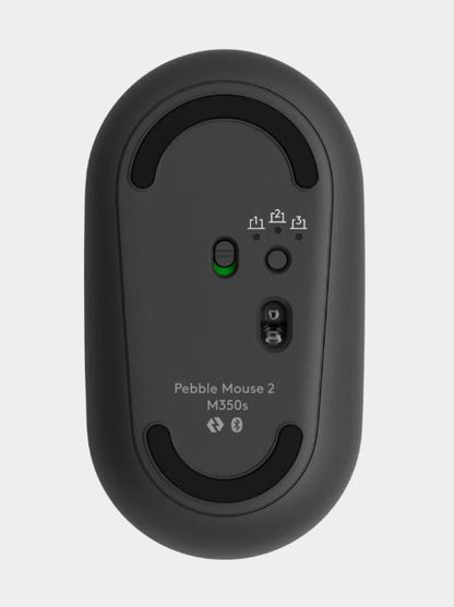 Logitech Pebble M350S Wireless Optical Mouse Graphite 1000 dpi  Bluetooth Low Energy - Image 4