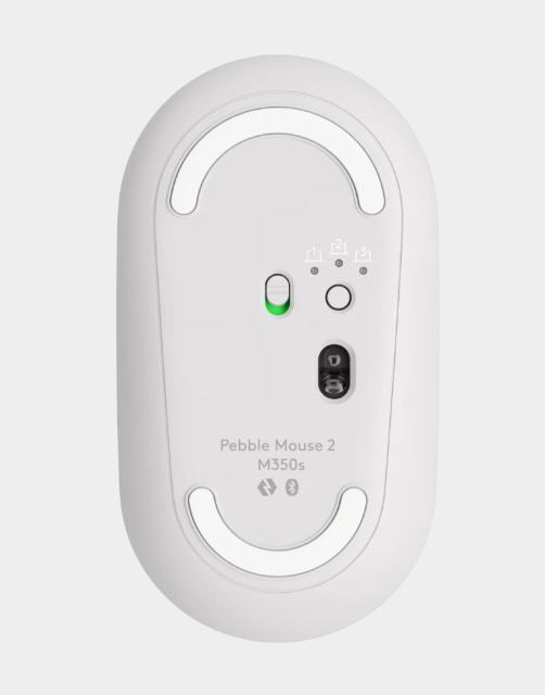 (LS)Logitech Pebble M350S Wireless Optical Mouse White  Graphite 1000 dpi  Bluetooth Low Energy - Image 4