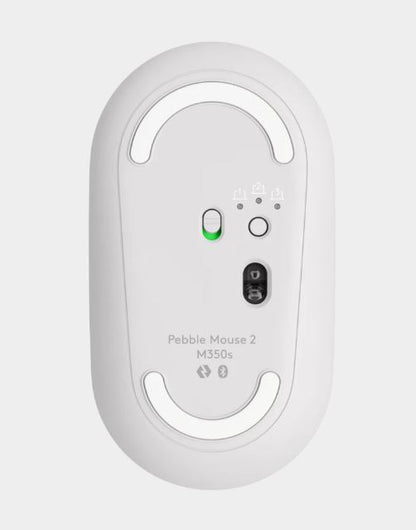 (LS)Logitech Pebble M350S Wireless Optical Mouse White  Graphite 1000 dpi  Bluetooth Low Energy - Image 4