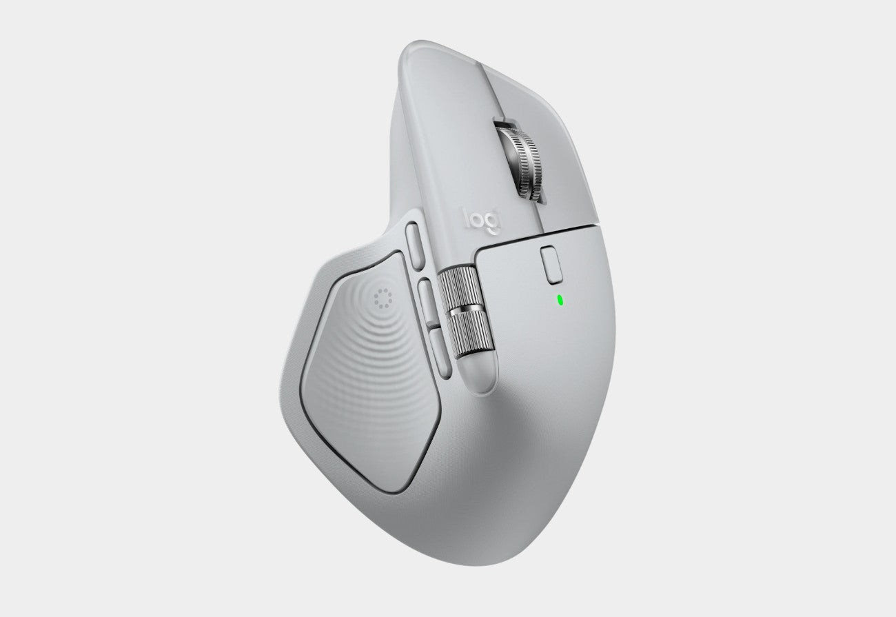 Logitech MX Master 4 Wireless Mouse - Pale Grey - Image 2