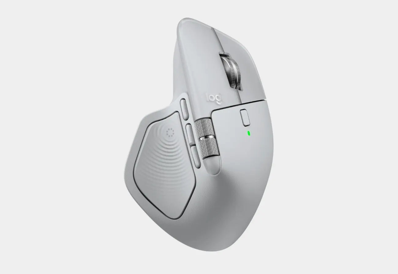 (LS) Logitech MX Master 4 Wireless Mouse - Pale Grey - Image 2