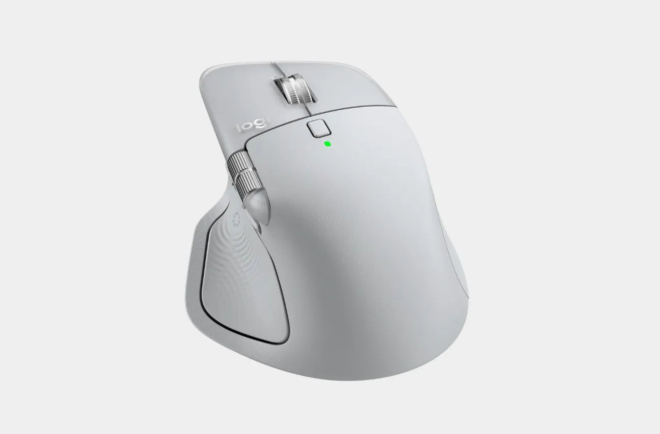 (LS) Logitech MX Master 4 Wireless Mouse - Pale Grey - Image 3