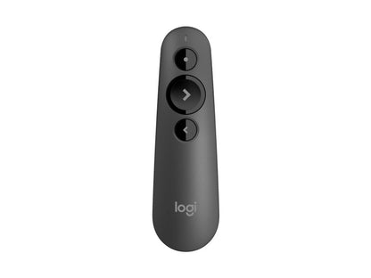 Logitech R500S Laser Presentation Remote with Dual Connectivity Bluetooth or USB 20m Range Red La...