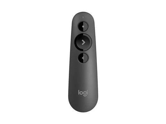 Logitech R500S Laser Presentation Remote with Dual Connectivity Bluetooth or USB 20m Range Red La...