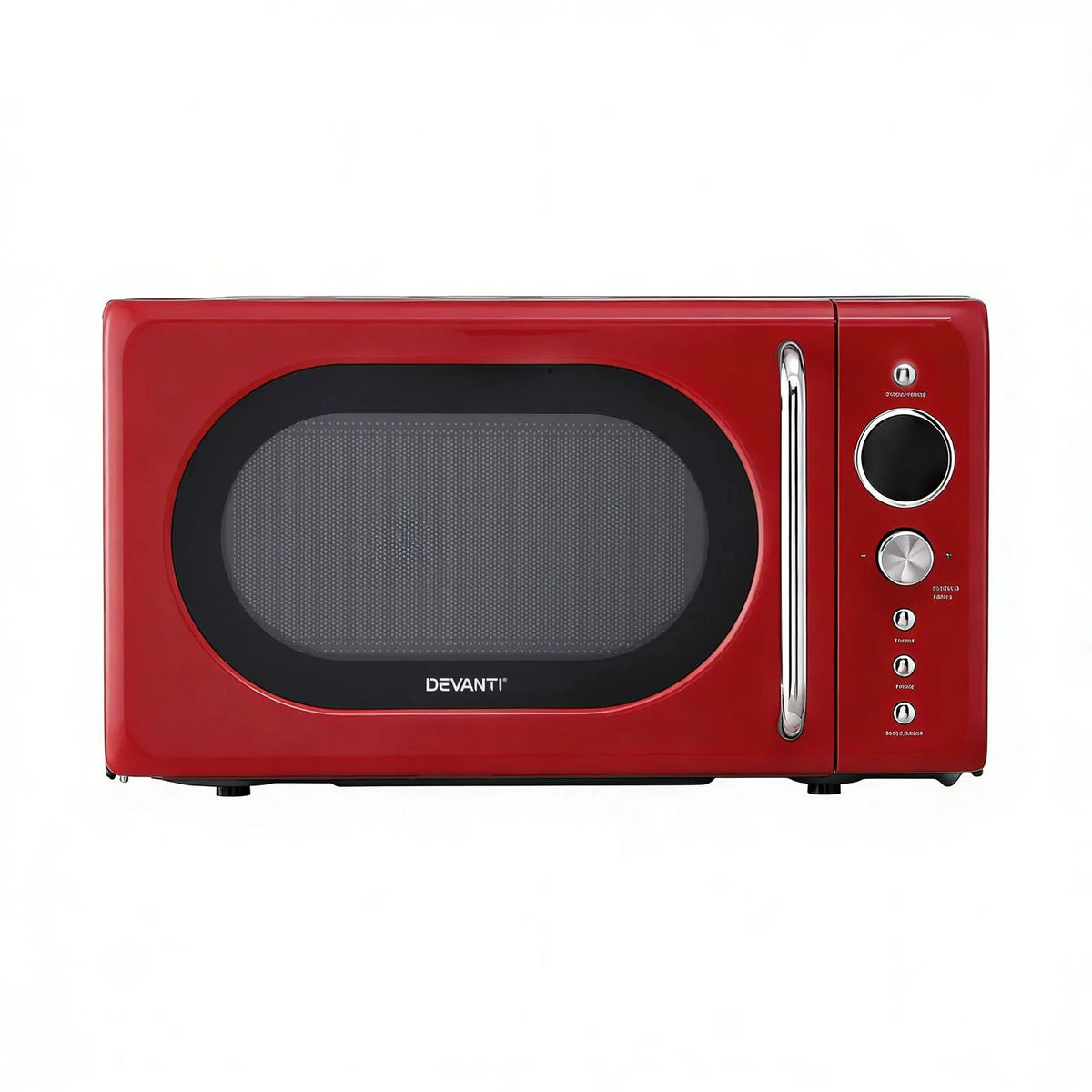Devanti 20L Microwave Oven 700W Red - Image 3
