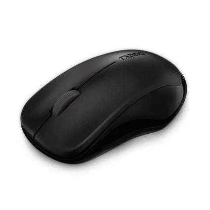 RAPOO 1620 2.4G Wireless up to 10 Meters and 360 degrees coverage Mouse Black, 1000 DPI, Long Bat...