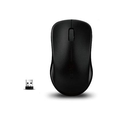 RAPOO 1620 2.4G Wireless up to 10 Meters and 360 degrees coverage Mouse Black, 1000 DPI, Long Battery. Retail Pack
