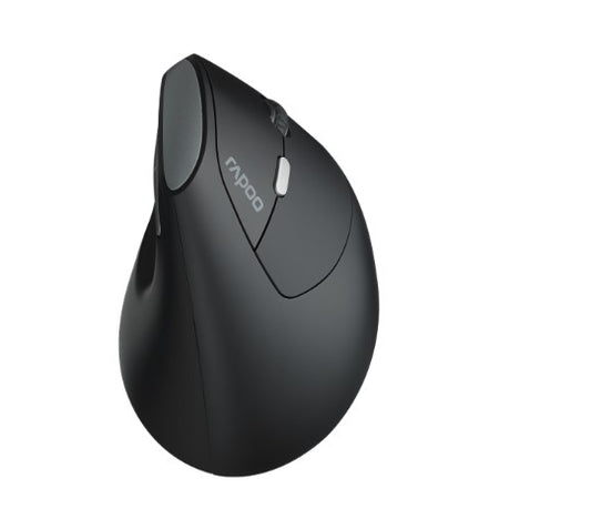 RAPOO EV250 Ergonomic Vertical Wireless Mouse 6 Buttons 800/1200/1600 DPI Optical Silent Click Mi...