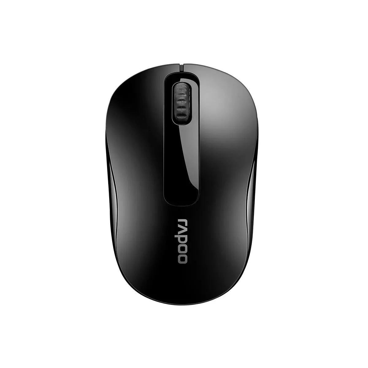 RAPOO M10 PLUS  2.4GHz Wireless Optical Mouse Black - 1000dpi Coverage up to 10 Meters and 360 de...