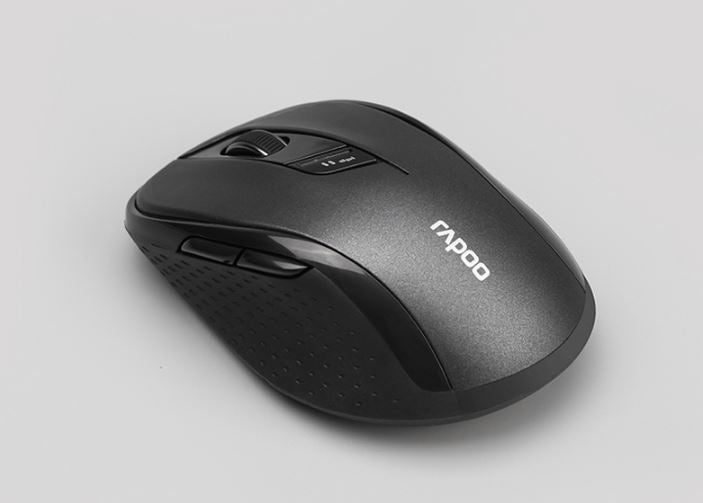RAPOO M500 Multi-Mode, Silent, Bluetooth, 2.4Ghz, 3 device Wireless Optical Mouse - Simultaneousl...