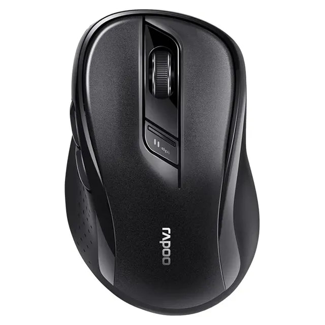 RAPOO M500 Multi-Mode, Silent, Bluetooth, 2.4Ghz, 3 device Wireless Optical Mouse - Simultaneousl...