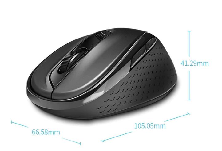 RAPOO M500 Multi-Mode, Silent, Bluetooth, 2.4Ghz, 3 device Wireless Optical Mouse - Simultaneousl... - Image 3