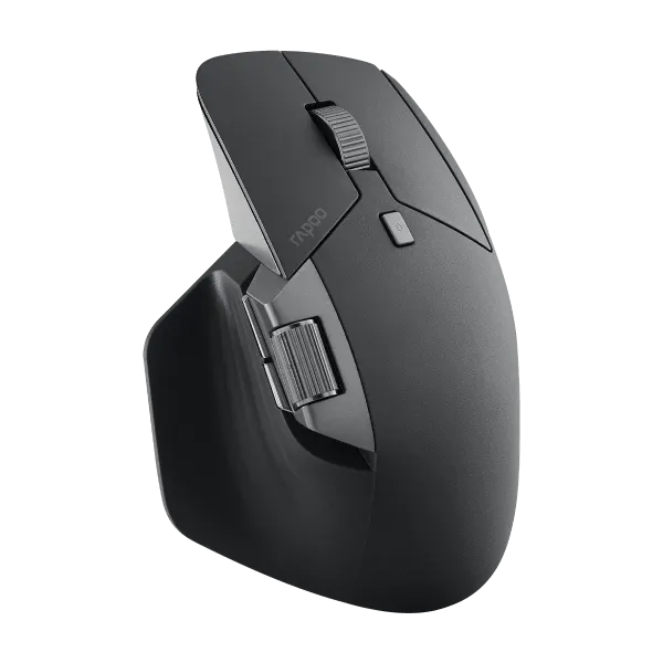 RAPOO MT760L BLACK Multi-mode Wireless Mouse -Switch between Bluetooth  5.0 and 2.4G -adjust DPI... - Image 2