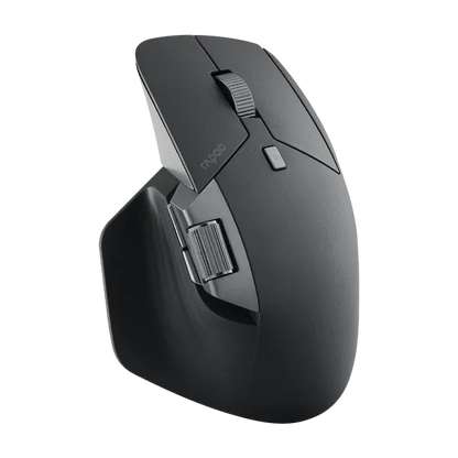 RAPOO MT760L BLACK Multi-mode Wireless Mouse -Switch between Bluetooth  5.0 and 2.4G -adjust DPI... - Image 2