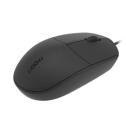 RAPOO N100 Wired USB Optical 1000DPI Mouse Black - No Driver Required/ Designed for Notebook Lapt... - Image 4