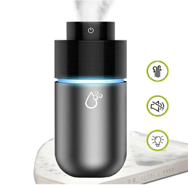 Sansai HUD-305E Portable Humidifier 200ml 7 colours LED light reduce dust unpleasant smell moistu...