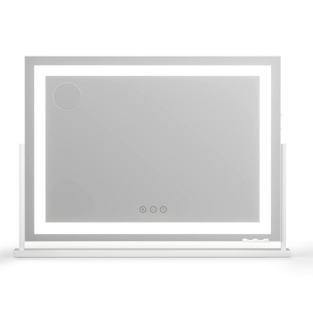 Embellir Makeup Mirror 80x58cm 360～ Rotatable Vanity Mirror with Lights Bright Light Strip Adjustable - Image 3