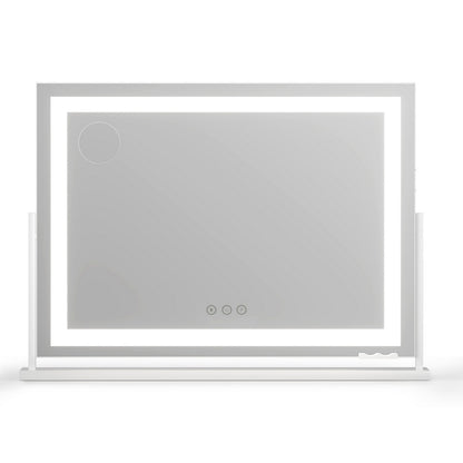 Embellir Makeup Mirror 80x58cm 360～ Rotatable Vanity Mirror with Lights Bright Light Strip Adjustable - Image 3