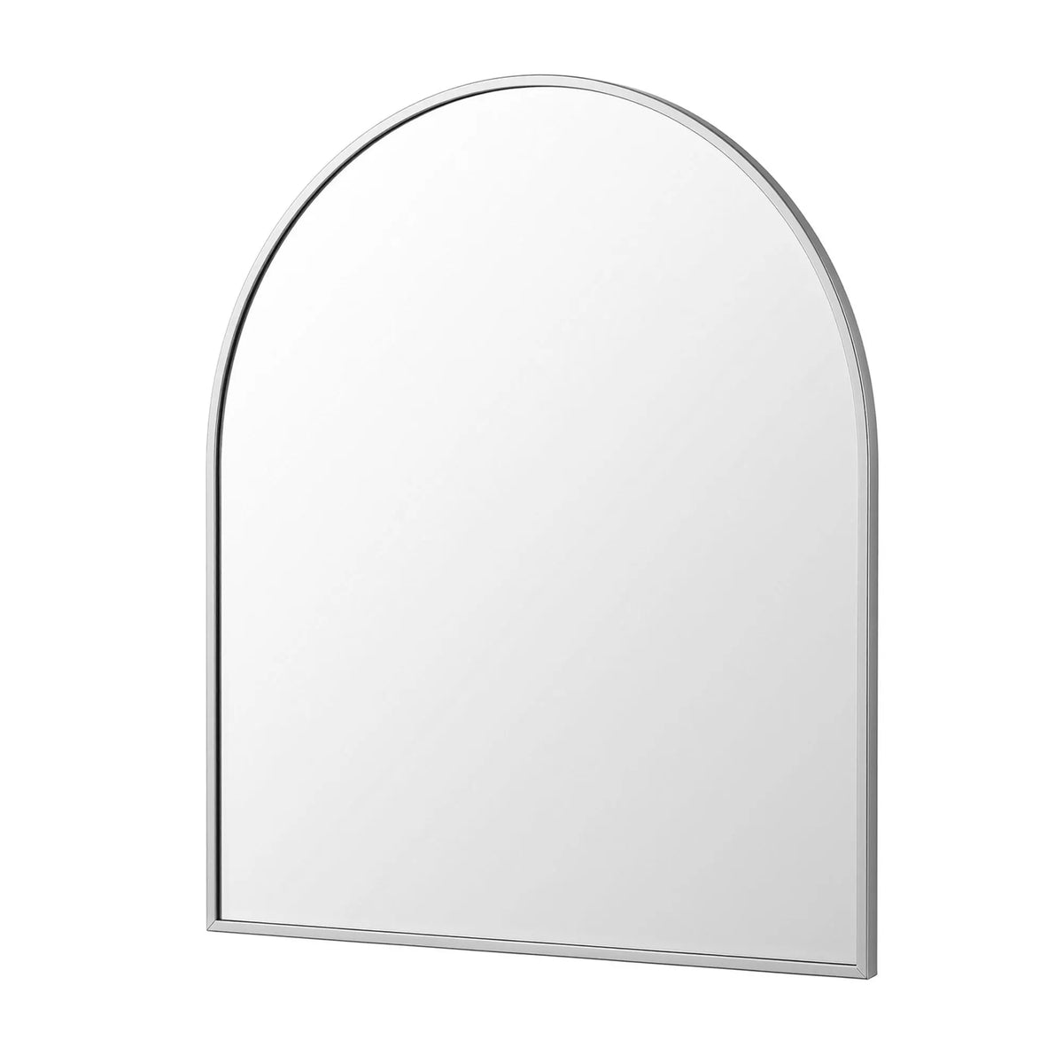 Embellir Arch Wall Mirror, Decorative Silver Frame Mirrors, 86x81cm Bathroom Vanity Mirror, Slim Frame for Living Room Entryway Bedroom Decor - Image 8