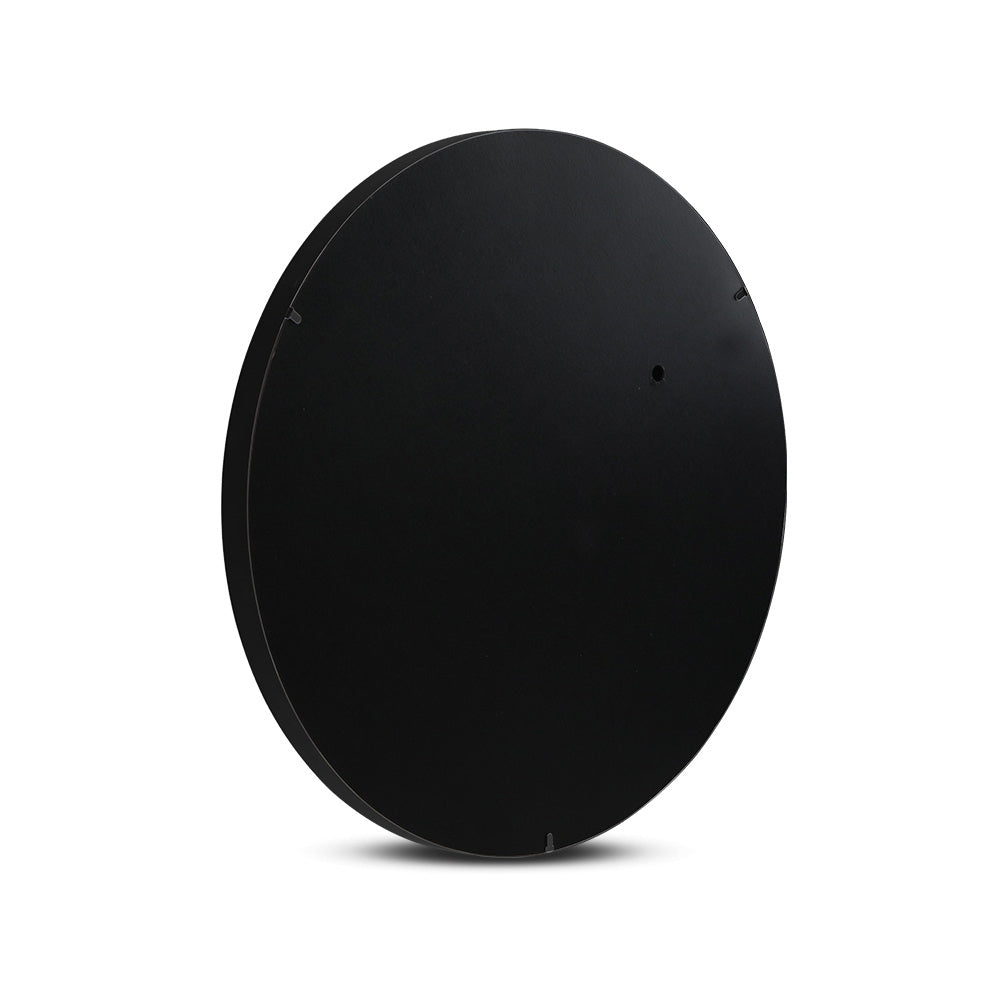 Embellir 2 Wall Mirror Makeup 80cm Home Decor Framed Mirrors Bathroom Round Black - Image 4