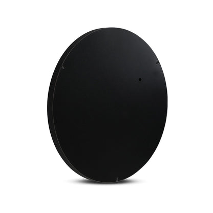 Embellir 2 Wall Mirror Makeup 80cm Home Decor Framed Mirrors Bathroom Round Black - Image 4