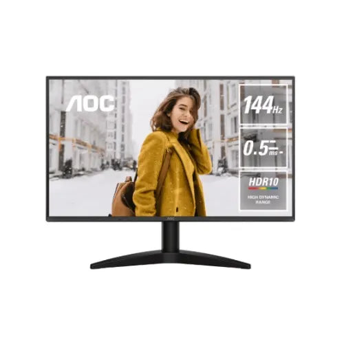 AOC 24B36X 23.8': IPS, FHD 144Hz, 0.5ms MPRT, 300 nits, 1500:1, sRGB 123%, HDMI 1.4  DP 1.4, tilt...