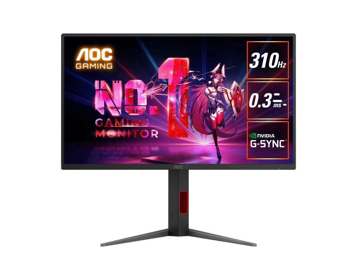 AOC 24.5' 310Hz IPS Gaming Monitor 25G4S: Fast IPS, 1920x1080 @ 310Hz, 0.3ms response, 400 cd/m²...