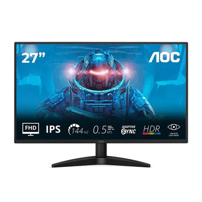 AOC 27B36X, 27″ IPS, 1920×1080@144Hz, 0.5ms MPRT, 300 nits, 1500:1, sRGB 121%, HDMI 1.4, DP 1.4,...