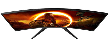 AOC 31.5' Curved Monitor (C32G2ZE) – FHD 240Hz VA, 0.5ms, 1500R curve, 123% sRGB, DP 1.2, HDMI 2.... - Image 4
