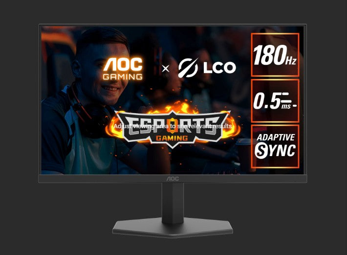 AOC 27'QHD,IPS,180Hz,1ms GtG / 0.5ms MPRT,HDR10,1H1DP, normal stand,Adaptive Sync,Low input lag,G...
