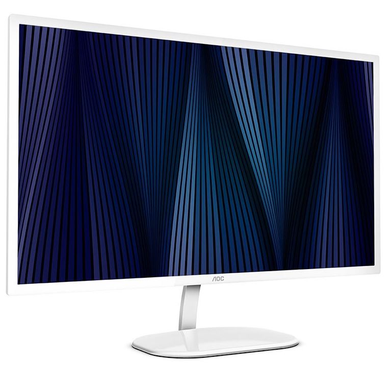 AOC 31.5' IPS Panel 4ms 2K QHD 2560x1440, HDMI, DP, 75Hz, 3-sided Narrow Frame, VESA 100, HDMI: 1.4, DisplayPort: 1.4, White colour, Business monitor