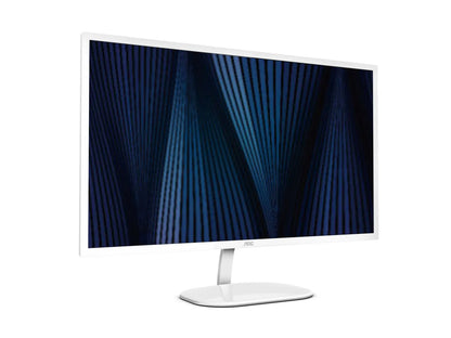 AOC 31.5' QHD IPS Monitor with 2560×1440 @ 75Hz, 4ms, sRGB 101%, DisplayPort  HDMI, sleek white d... - Image 2