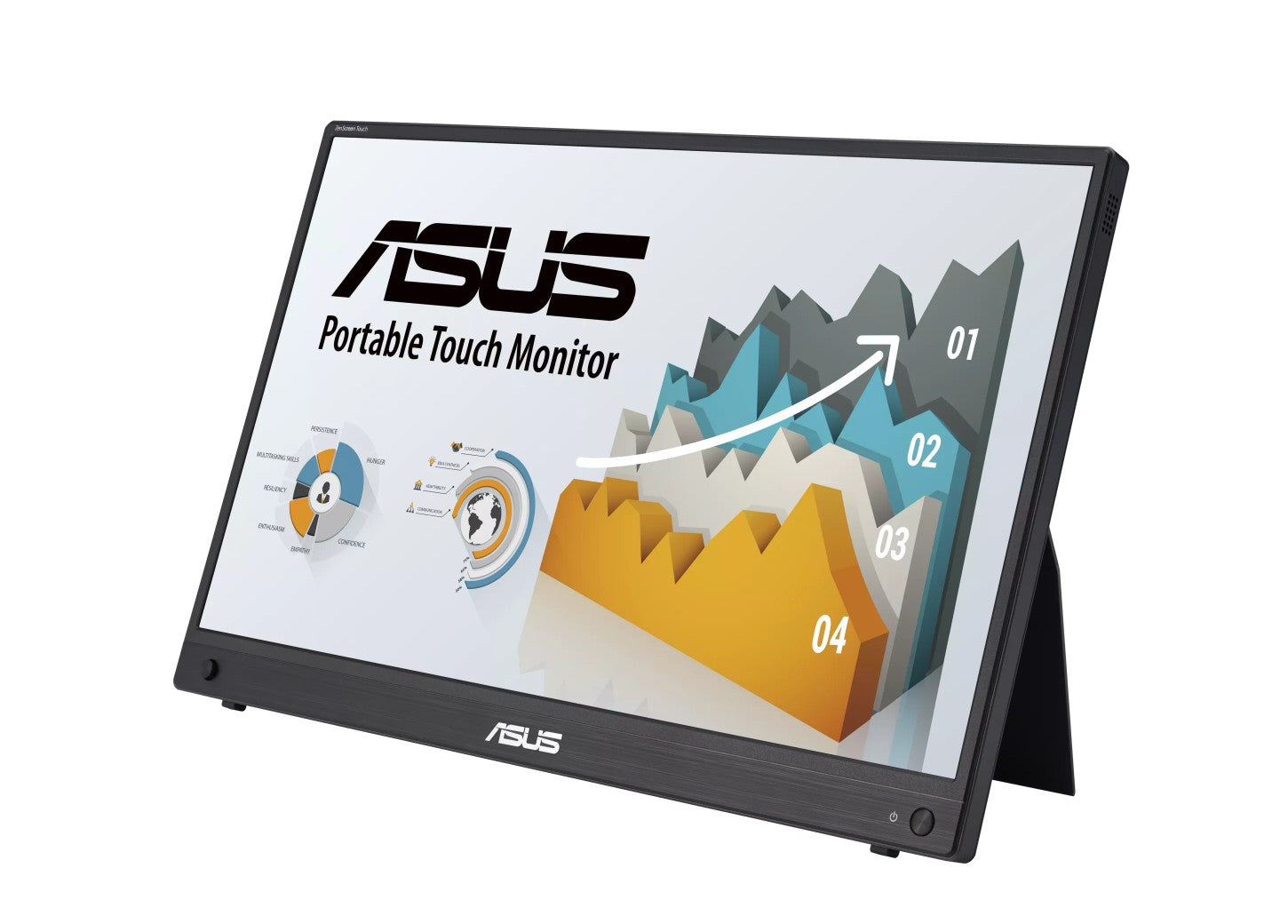 ASUS MB16AMTR 15.6'' ZenScreen Touch Portable Monitor, FHD (1920 x 1080), IPS, 10-point touch, Bu...