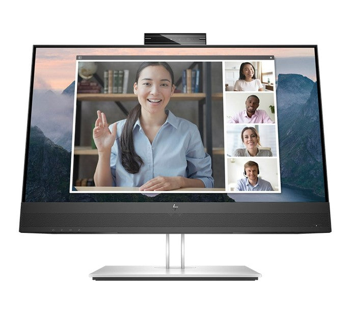HP E24MV G4 23.8'/24' FHD Conferencing Monitor 1920x1080 16:9 5ms Height Adjustable Tilt Swivel P...