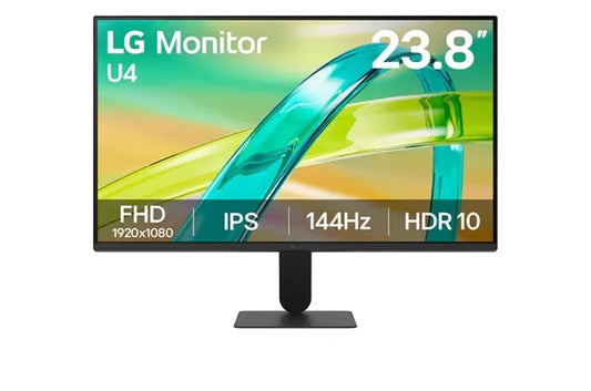 LG 24' IPS Full HD 144Hz Monitor, 1920x1080, 1ms MBR, HDR10, AMD FreeSync, sRGB 99%, HDMI, VGA, 1...