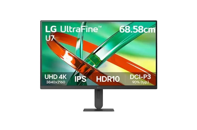 LG 27' UHD 4K IPS Monitor, 3840x2160, 3-side Virtually Borderless, DCI-P3 90%, HDR10, LG Switch...