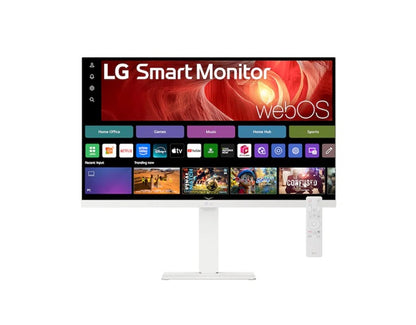 LG 27' 4K UHD IPS Smart Monitor with webOS, USB-C (65W PD), AirPlay 2, Bluetooth, DCI-P3 90%, Mag...