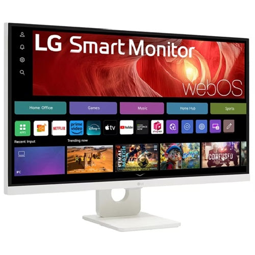 LG 27' 4K UHD IPS Smart Monitor: 3840×2160  (4K UHD), 5 ms response time, 60Hz refresh, ~400‑nit... - Image 2