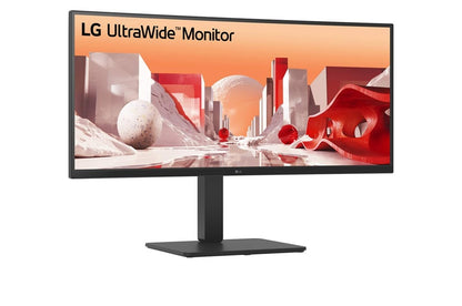 LG 34' UltraWide QHD Curved IPS Monitor with HDR10, sRGB 99%, USB-C PD 90W, RJ45, built-in speake... - Image 2