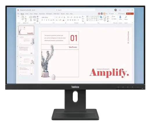 LENOVO ThinkVision E24-40 23.8'/24' 100Hz FHD IPS Monitor 1920x1080 16:9 4ms Height Adjust Tilt P...
