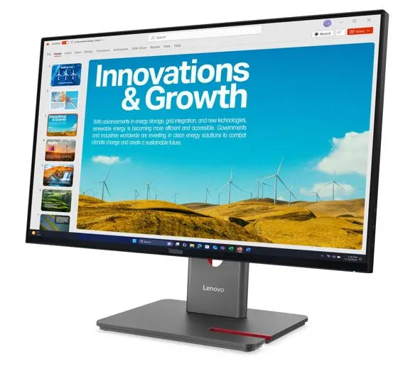 LENOVO ThinkVision P24qd-40 23.8'/24' QHD IPS Monitor 2K 2560x1440 16:9 Height Adjustable Tilt Sw... - Image 3