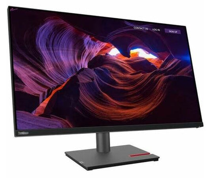 LENOVO ThinkVision P32p 31.5'/32' UHD Monitor 4K 3840x2160 16:9 Height Adjustable Tilt Swivel Piv... - Image 2