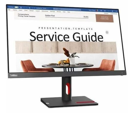 LENOVO ThinkVision S24I-30 23.8'/24' 100Hz FreeSync FHD Monitor 1920x1080 4ms 16:9 VA HDMI VGA Au...
